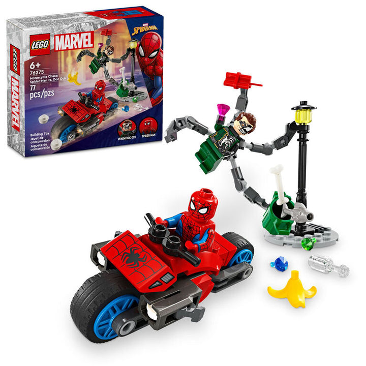 Motorcycle Chase: Spider-Man vs Doc Ock - Lego Marvel