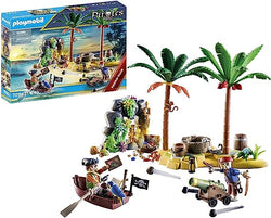 Pirate Treasure Island with Rowboat - Playmobil