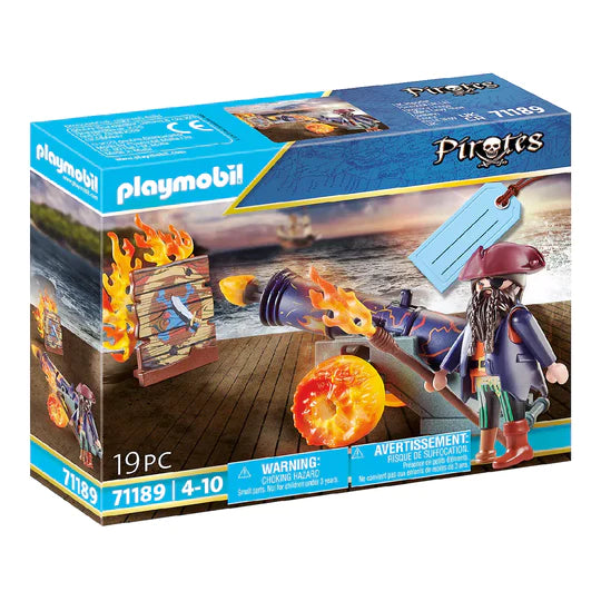 Pirate with Cannon Gift Set