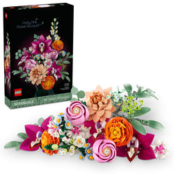 Pretty Pink Flower Bouquet - Lego Botanicals