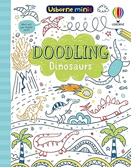 Mini Doodling Dinosaurs Book - Usborne