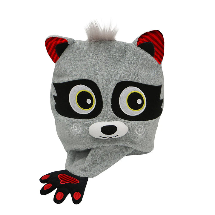 Rocco the Raccoon Hooded Bath Towel 2Y+ Zoocchini