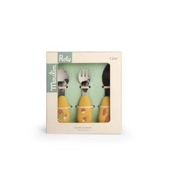 Infant 3pc Cutlery Set - Trois Petits Lapins - Moulin Roty
