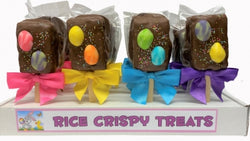 Easter Friends Chocolate Covered Rice Krispy Pops