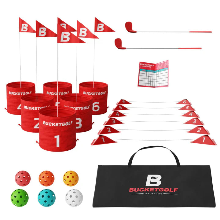 BucketGolf 6 Hole Bundle with Clubs