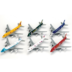 747 Airplane Die-Cast Pull-Back
