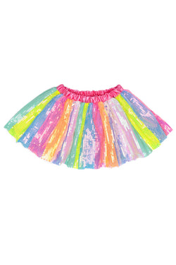 Stripy Sequins Skirt Sz 5/6 Great Pretenders