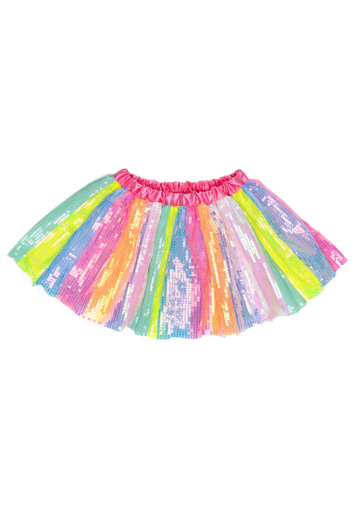 Stripy Sequins Skirt Sz 5/6 Great Pretenders