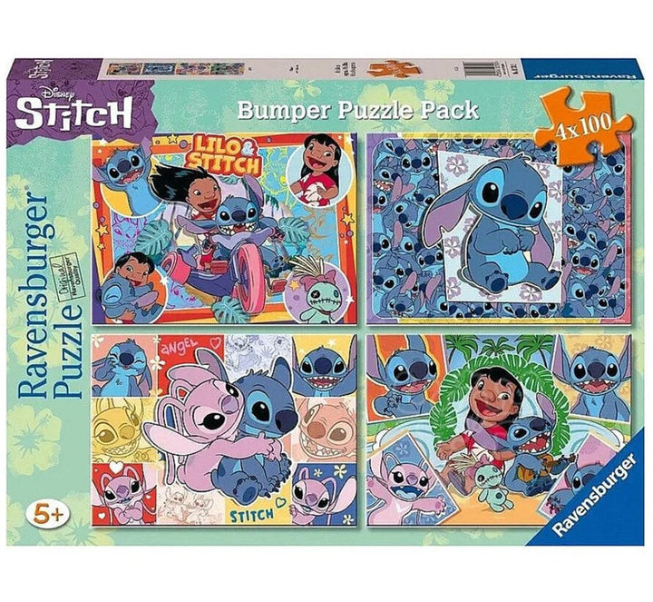 Stitch 4 x 100pc Puzzle - Ravensburger