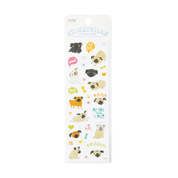 Pugs - Stickiville Skinny Stickers