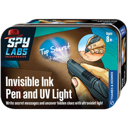 Spy Labs: Invisible Ink Pen & UV Light - Thames & Kosmos