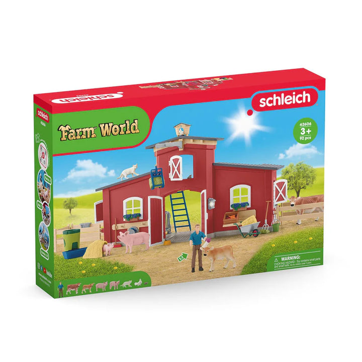 Large Barn with Animals and Accessories - Schleich