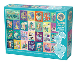 Animal Alphabet 350pc Family Puzzle - Cobble Hill