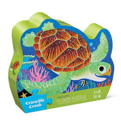 Sea Turtle 36pc Foil Puzzle - Crocodile Creek