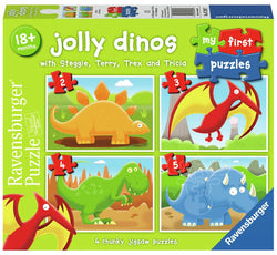 Jolly Dinos 2/3/4/5pc Ravensburger Puzzle