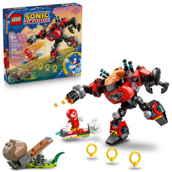 Knuckles vs. Dr. Eggman Egg Crusher Mech - Lego Sonic