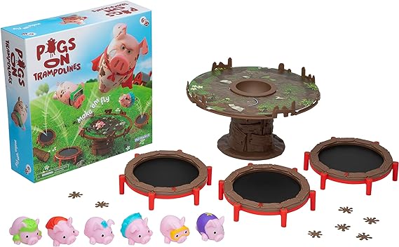 Pigs on Trampolines Game