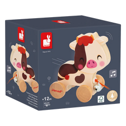 Farm: Pull-Along Cow - Infant Pull-Along Toy
