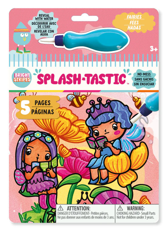 Splash-Tastic Fairies Magic Reveal Pad - Bright Stripes