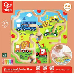 Construction & Number Maze - Hape