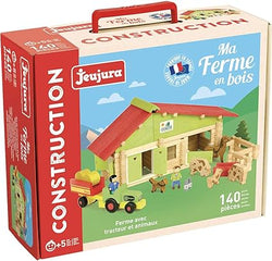 Farm with Tractor Building Set 140pcs - Jeujura