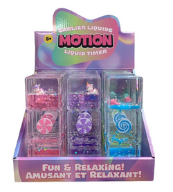 Motion Liquid Timer Floating Wheel Assortment