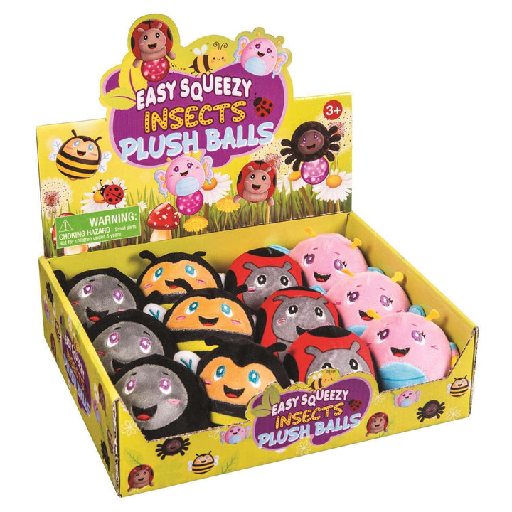 Plush Balls Insects Easy Squeezy