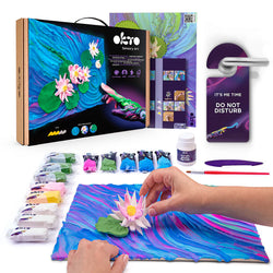 Water Lilies - DIY 3D Creative Painting Set - Okto