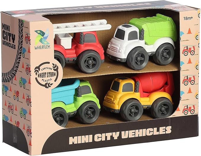 Wheatly Small City Vehicles Set of 4