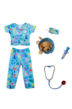 Veterinarian Costume with Accessories Sz 5-6