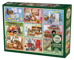 Squirrels at Home 1000pc Puzzle - Cobble Hill