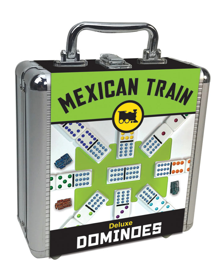 Mexican Train Dominoes - Double 12 Colour Deluxe with Case