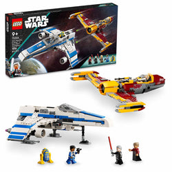 New Republic E-Wing vs Shin Hati's Starfighter - Lego Star Wars