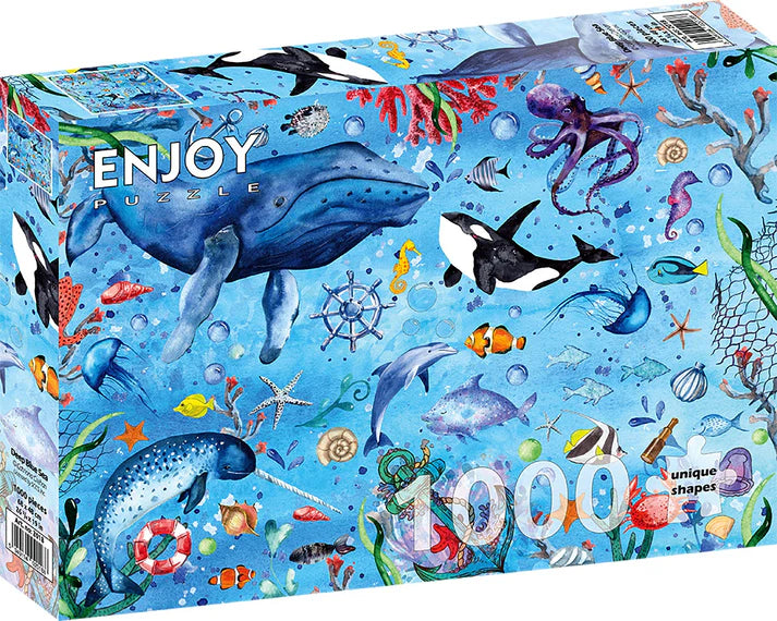 Deep Blue Sea 1000pc Puzzle - ENJOY