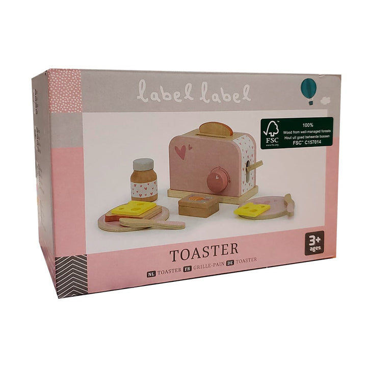 Label Label Toaster Pink