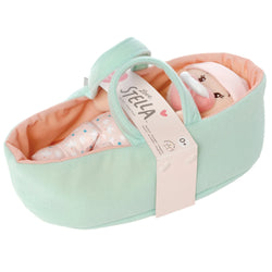 Love, Stella My First Doll Peach & Bassinet - Manhattan Toy