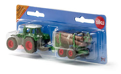 Siku Tractor with Forestry Trailer