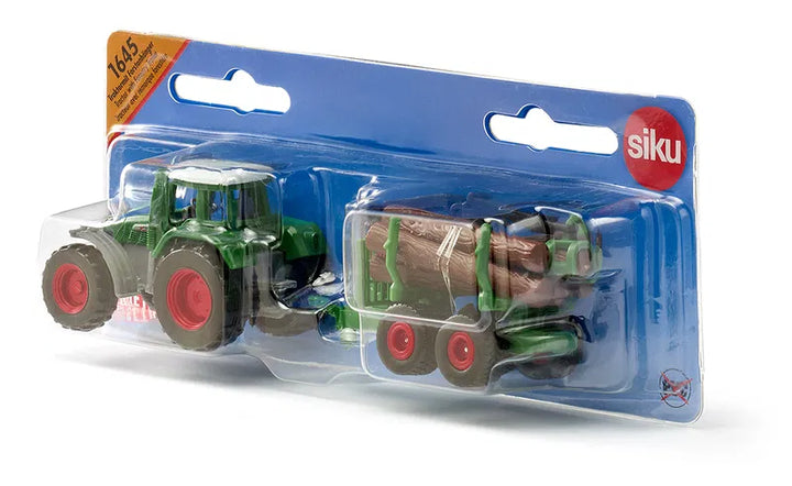 Siku Tractor with Forestry Trailer