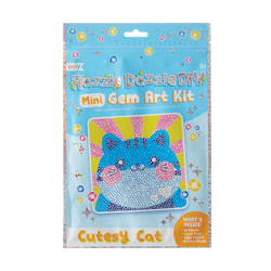 Cutesy Cat Mini Gem Art Kit - Razzle Dazzle