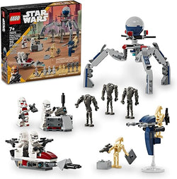 Clone Trooper & Battle Droid Battle Back - Lego Star Wars