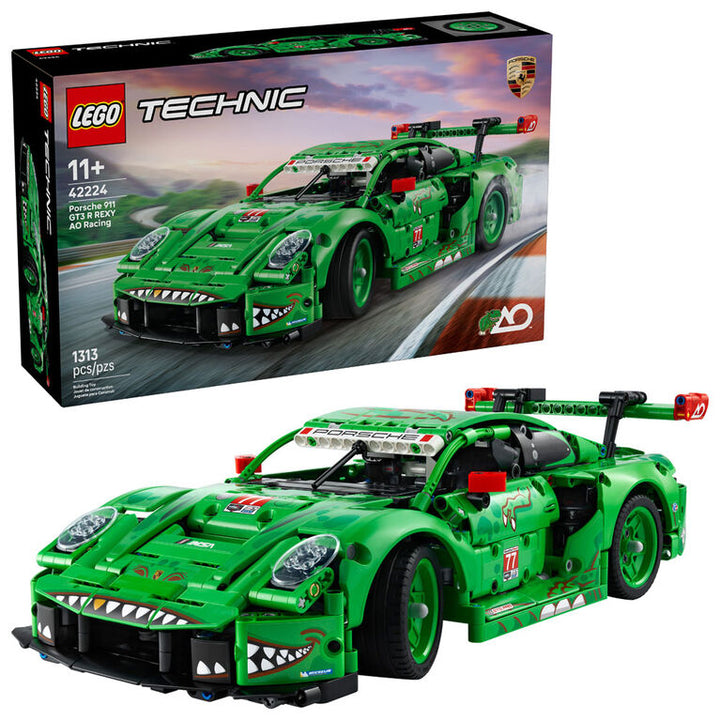 Porsche 911 GT3 R REXY AO Racing Car - Lego Technic – The Rocking Horse ...