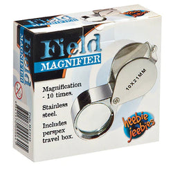 10x Field Magnifier Steel - Heebie Jeebies