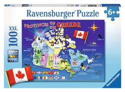 Map Of Canada:100Pc.