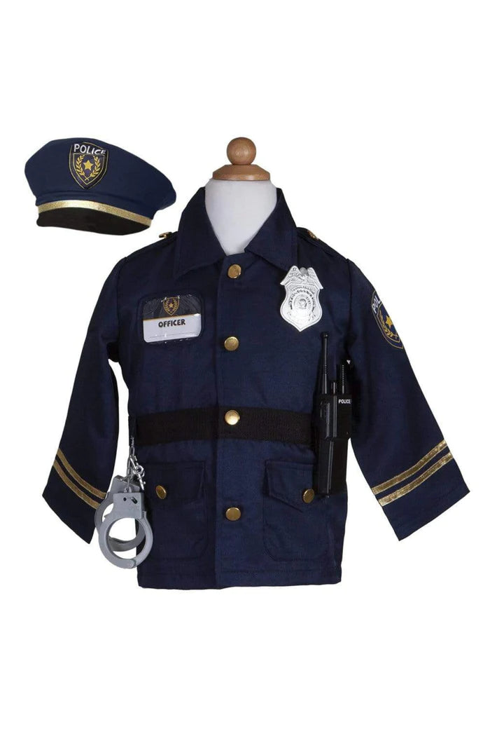 Police Officer Costume With Accessories Sz  5-6