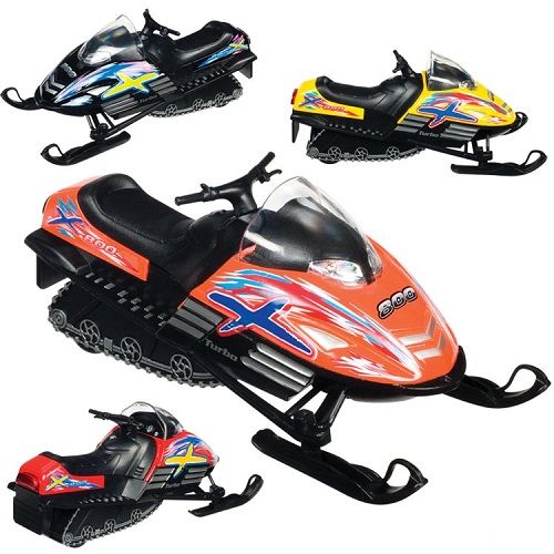 Pull Back Snow Mobile 5.5