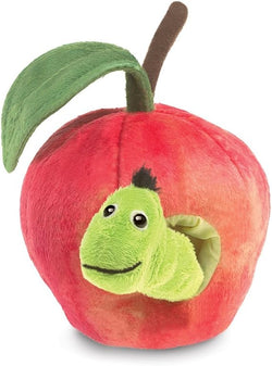 Worm in Apple Puppet - Folkmanis