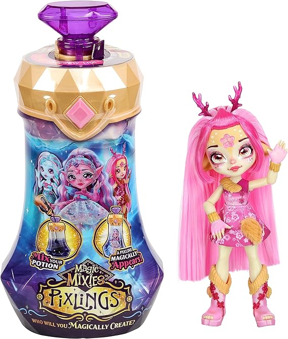 Magic Mixies Pixlings S1W1 Doll Single Pk Pink