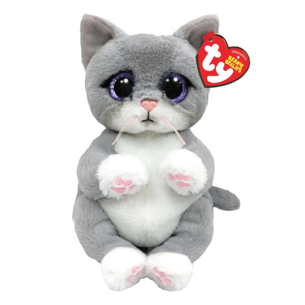 Morgan Gray Cat TY Beanie Belly - Regular
