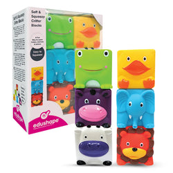 Soft & Squeezy Critter Blocks - Edushape