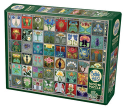 Art Nouveau Tiles 1000pc - Cobble Hill